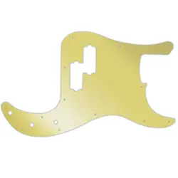 PICKGUARD FOR FENDER MADE IN MEXICO STANDARD PRECISION BASS GOLD MIRROR