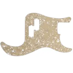 PICKGUARD FOR FENDER MADE IN MEXICO STANDARD PRECISION BASS CREAM PEARL