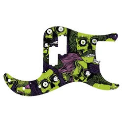 PICKGUARD FOR FENDER MADE IN MEXICO STANDARD PRECISION BASS ZOMBEARD