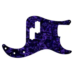 PICKGUARD FOR FENDER MADE IN MEXICO STANDARD PRECISION BASS PURPLE PEARL
