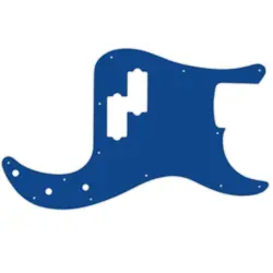PICKGUARD FOR FENDER MADE IN MEXICO STANDARD PRECISION BASS BLUE/WHITE/BLUE