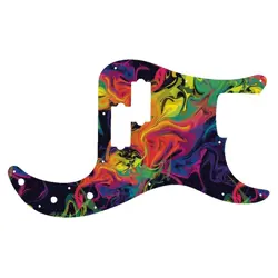 PICKGUARD FOR FENDER MADE IN MEXICO STANDARD PRECISION BASS PAINT SWIRL