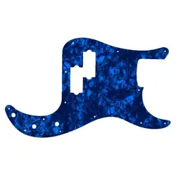 PICKGUARD FOR FENDER MADE IN MEXICO STANDARD PRECISION BASS BLUE PEARL