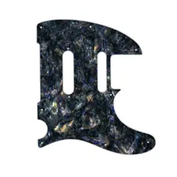 PICKGUARD FOR FENDER MODERN PLAYER TELECASTER PLUS BLACK ABALONE