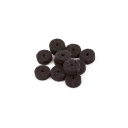 NEW FENDER BLACK STRAP BUTTON FELT WASHERS - PACK OF 12