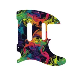 PICKGUARD FOR FENDER MODERN PLAYER TELECASTER PLUS RAINBOW SWIRL