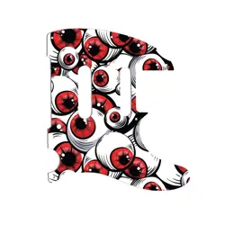 PICKGUARD FOR FENDER MODERN PLAYER TELECASTER PLUS RED EYE 