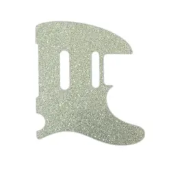 PICKGUARD FOR FENDER MODERN PLAYER TELECASTER PLUS SILVER SPARKLE