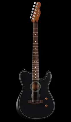 FENDER ACOUSTASONIC STANDARD TELECASTER - BLACK PRE-ORDER
