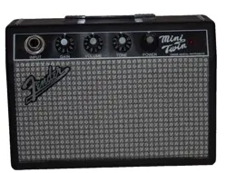 FENDER MINI '65 TWIN MT-10 PORTABLE GUITAR AMP, BATTERY POWERED, TWO 3