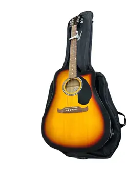 FENDER FA-125CE ACOUSTIC/ ELECTRIC HYBRID GUITAR W/ CASE (RL-MMG) (PPG004326)