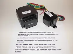 PRINCETON REVERB BLACKFACE TRANSFORMER SET, POWER AND OUTPUT HEYBOER USA MADE