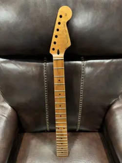 NEW FLAME HARD ROCK MAPLE ELECTRIC GUITAR NECK - FITS FENDER CUSTOM SHOP STRAT
