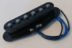 SINGLE COIL GUITAR PICKUP ALNICO BEVELED POLES - PARTS FOR FENDER STRAT