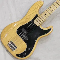 FENDER USA PRECISION BASS USED 1976 ASH BODY NATURAL W/HARD CASE
