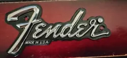 FENDER AMPLIFIER METAL