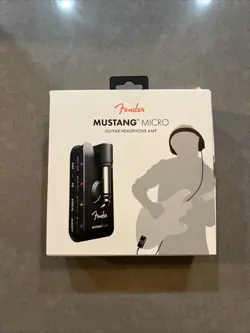 FENDER MUSTANG MICRO GUITAR HEADPHONE MODELING AMP - BLACK USB-C