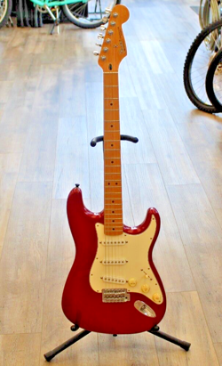 1996 FENDER STRATOCASTER (RED) - MEXICO *PRE-OWNED* FREE SHIPPING
