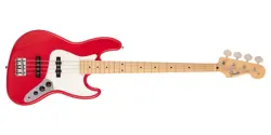 FENDER MADE IN JAPAN HYBRID II JAZZ BASS MAPLE FINGERBOARD MODENA RED FENDER