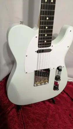 FENDER AMERICAN PERFORMER TELE SATIN USED 2023 ALDER BODY MAPLE NECK W/GIG CASE