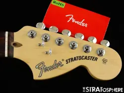 FENDER AMERICAN PERFORMER STRATOCASTER NECK AND TUNERS, STRAT ROSEWOOD