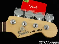 FENDER AMERICAN PERFORMER JAZZ BASS NECK + TUNERS, C SHAPED ROSEWOOD