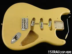 FENDER AV II AMERICAN VINTAGE 1957 STRAT BODY & HARDWARE ASH VINTAGE BLONDE
