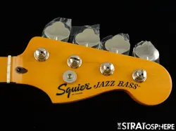 FENDER SQUIER CLASSIC VIBE 70S JAZZ J BASS NECK & TUNERS MAPLE BLOCK
