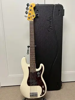 FENDER AMERICAN PROFESSIONAL II PRECISION BASS V OLYMPIC WHITE