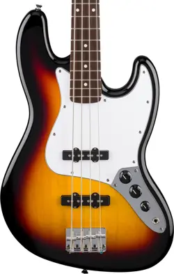 FENDER STANDARD JAZZ BASS - 3-COLOR SUNBURST, LAUREL FINGERBOARD