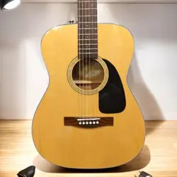 FENDER CF-60 ACOUSTIC GUITAR 000 TYPE W/ SOFT CASE USED