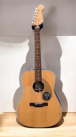 FENDER SONORAN ACOUSTIC GUITAR NATURAL FINISH USED