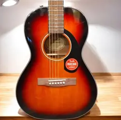 FENDER CP-60S PARLOR ACOUSTIC GUITAR SUNBURST W/ GIG BAG