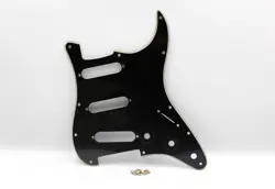 1977 VINTAGE FENDER STRATOCASTER BLACK PICKGUARD 1970S STRAT W/ORIGINAL SCREWS