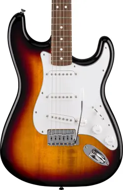 FENDER STANDARD STRATOCASTER ELECTRIC GUITAR, LAUREL FB, 3-COLOR SUNBURST