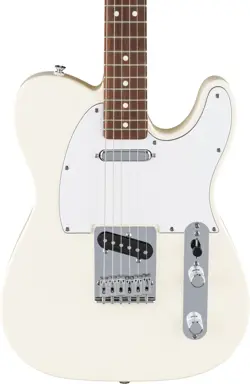 FENDER STANDARD TELECASTER ELECTRIC GUITAR, LAUREL FINGERBOARD, OLYMPIC WHITE