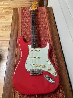 FENDER AMERICAN VINTAGE II 1961 STRATOCASTER ELECTRIC GUITAR - FIESTA RED 2024