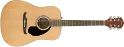 FENDER FA-125 DREADNOUGHT WALNUT FINGERBOARD ACOUSTIC GUITAR - NATURAL