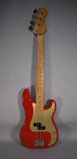 FENDER PRECISION BASS 75TH ANNIVERSARY 2021 VINTERA 50'S CHERRY RED W/CARRY BAG