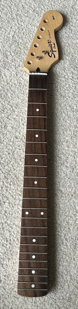 2007 FENDER SQUIER AFFINITY STRATOCASTER NECK 60'S PRE CBS HEADSTOCK VERY GOOD!