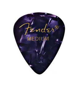 FENDER 351 PREMIUM CELLULOID GUITAR PICKS - PURPLE, MEDIUM 144-PACK (1 GROSS)
