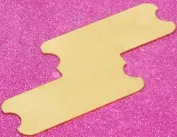 FENDER PRECISION BASS BRASS PICKUP GROUNDING PLATE, 0014290020