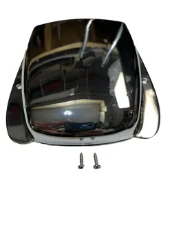 NEW OLD STOCK FENDER JAZZ BASS CHROME BRIDGE PLATE COVER