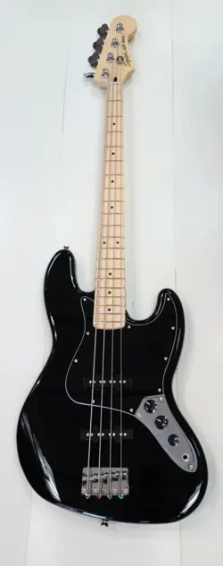 FENDER SQUIER AFFINITY 4-STRING ELECTRIC JAZZ BASS BLACK METALLIC