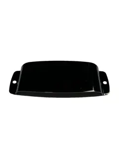NEW OLD STOCK FENDER JAZZ BASS NECK BLACK PICKUP COVER PLATE