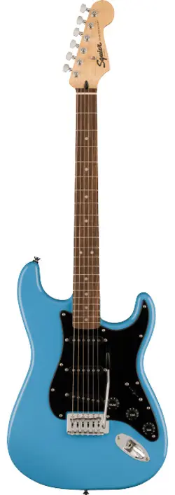 FENDER SQUIER SONIC STRATOCASTER ELECTRIC GUITAR, CALIFORNIA BLUE, MAPLE NECK