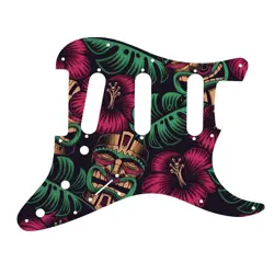 PICKGUARD FENDER 17-19 AMERICAN PROFESSIONAL STRATOCASTER ALOHA TIKI