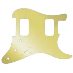 PICKGUARD FENDER BIG APPLE & DOUBLE FAT STRATOCASTER GOLD MIRROR