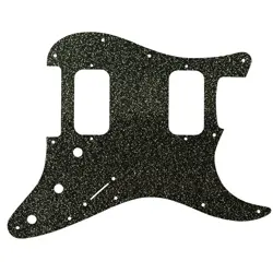 PICKGUARD FENDER BIG APPLE & DOUBLE FAT STRATOCASTER BLACK SPARKLE 