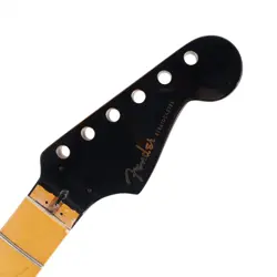 FENDER AMERICAN ULTRA LUXE STRATOCASTER NECK BLACK HEADSTOCK STRAT NECK